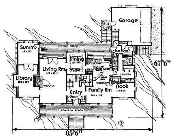 main floor house blueprint