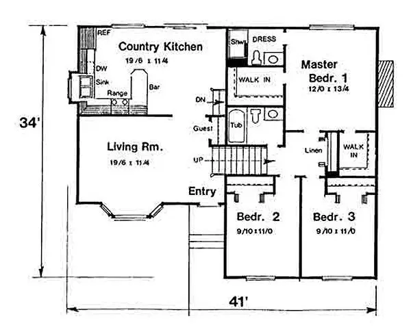 main floor house blueprint