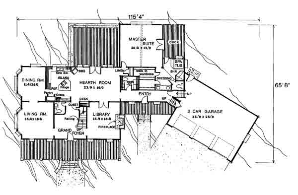 main floor house blueprint