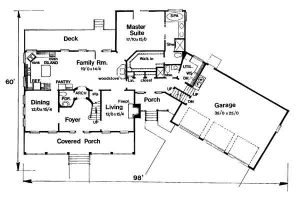 main floor house blueprint