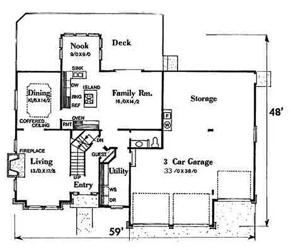 main floor house blueprint