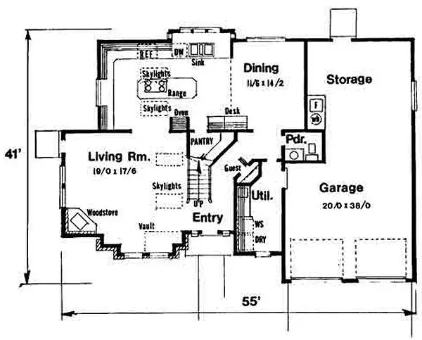 main floor house blueprint
