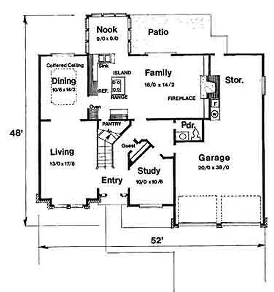 main floor house blueprint