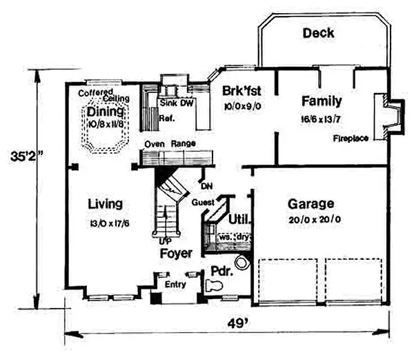 main floor house blueprint