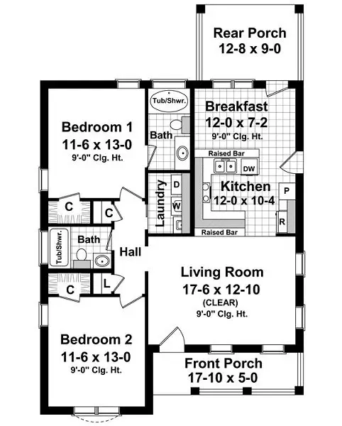 main floor house blueprint