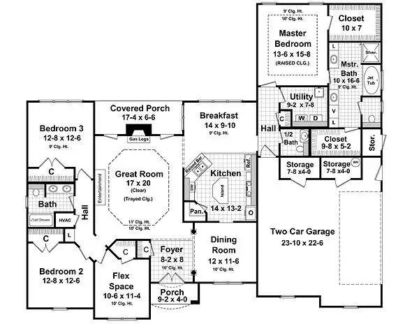 main floor house blueprint