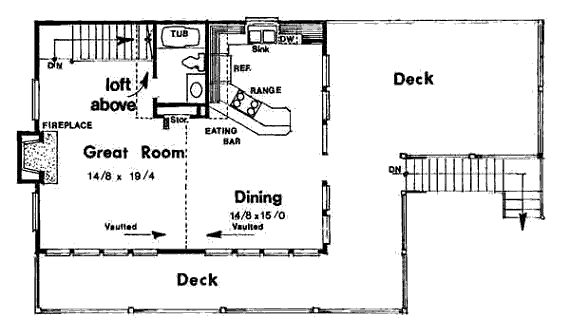 main floor house blueprint
