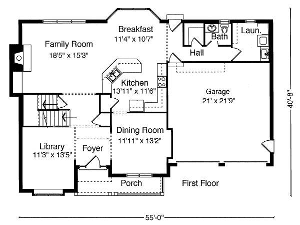 main floor house blueprint