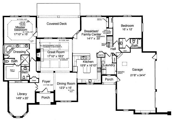 main floor house blueprint