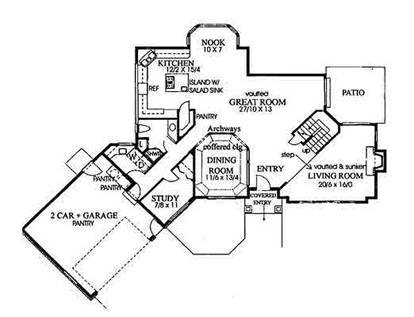main floor house blueprint