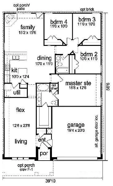 main floor house blueprint