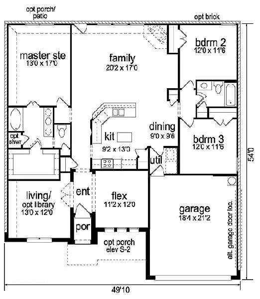 main floor house blueprint