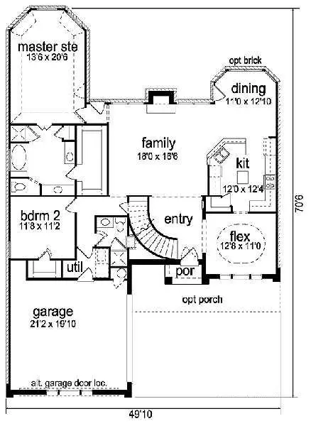 main floor house blueprint