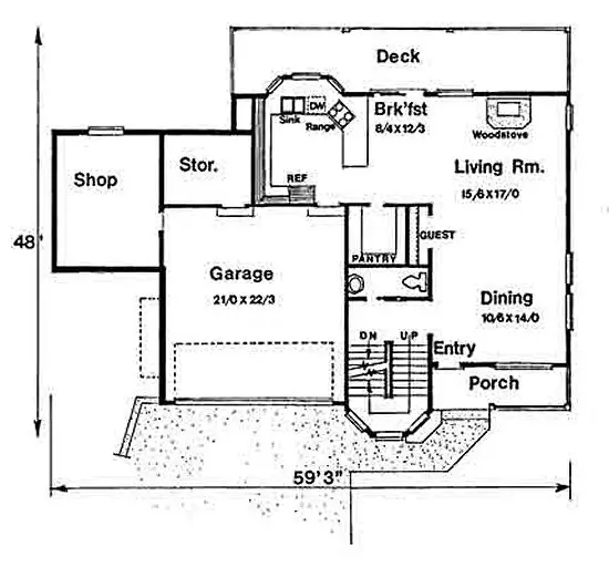 main floor house blueprint