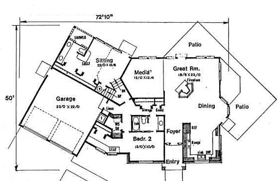 main floor house blueprint