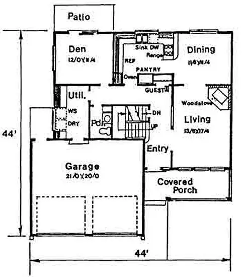 main floor house blueprint