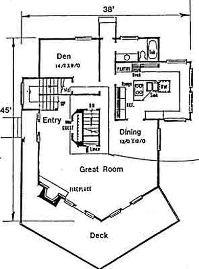 main floor house blueprint