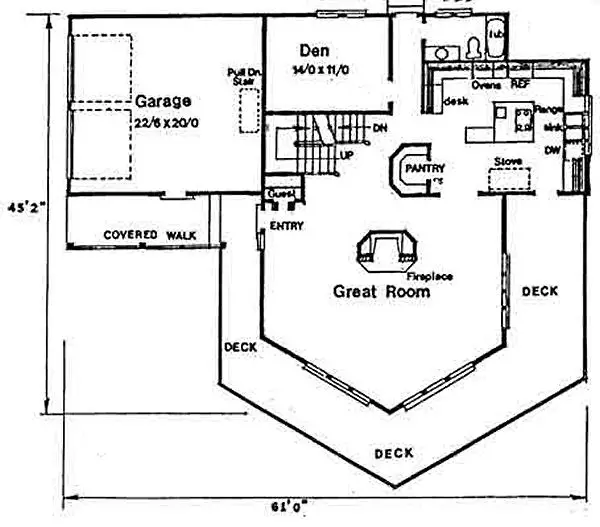 main floor house blueprint