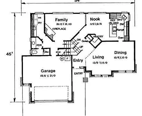main floor house blueprint