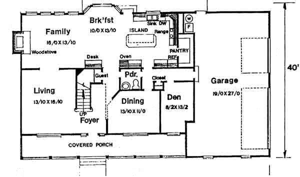 main floor house blueprint
