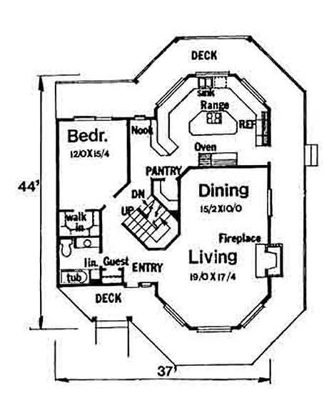 main floor house blueprint