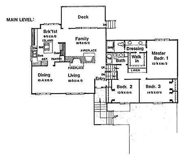 main floor house blueprint