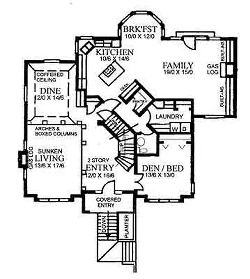 main floor house blueprint