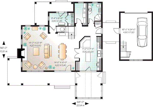 main floor house blueprint