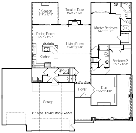 main floor house blueprint