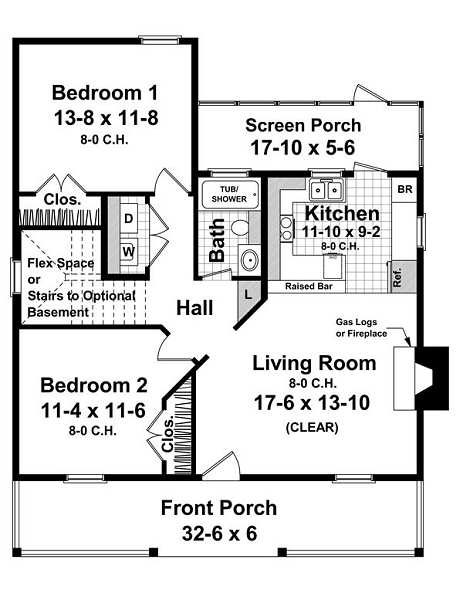main floor house blueprint