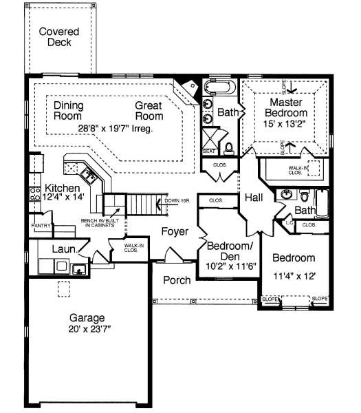 main floor house blueprint