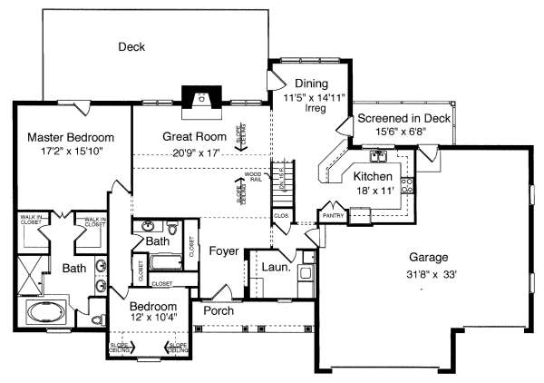main floor house blueprint