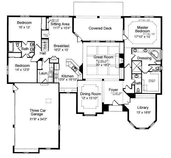 main floor house blueprint
