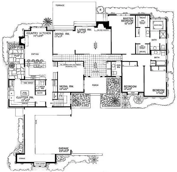 main floor house blueprint