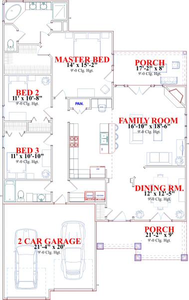 main floor house blueprint