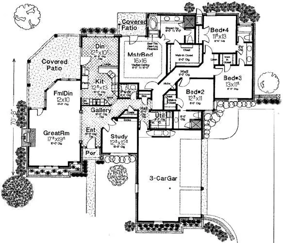 main floor house blueprint