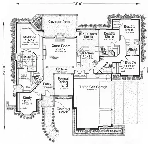 main floor house blueprint