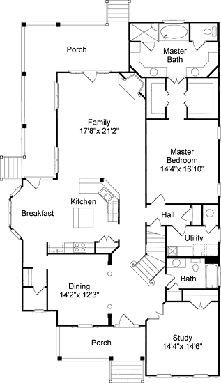 main floor house blueprint