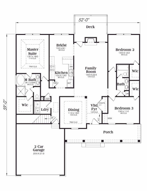 main floor house blueprint