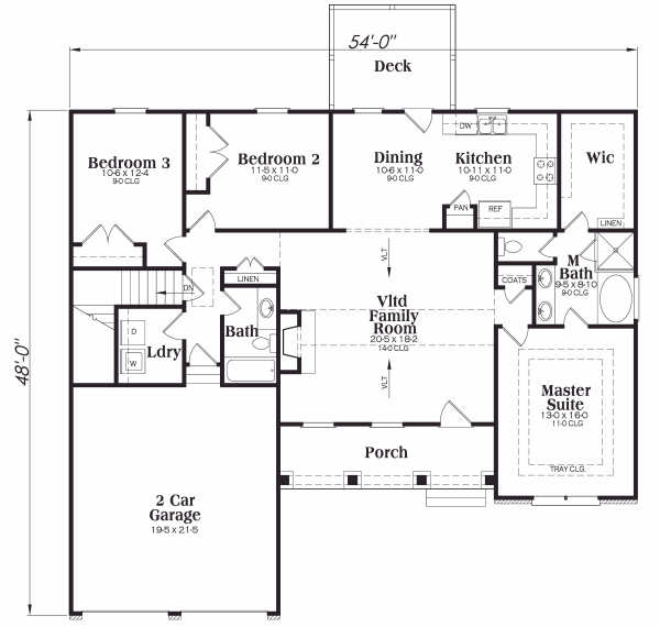 main floor house blueprint
