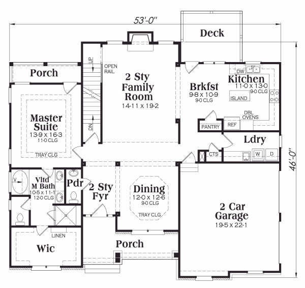 main floor house blueprint