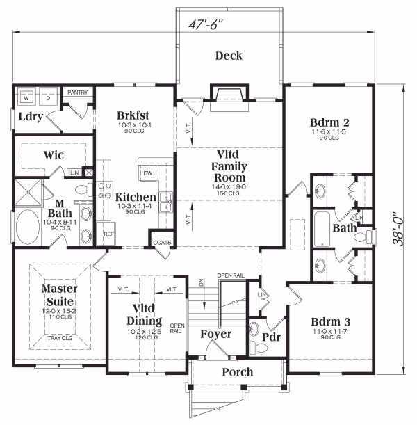 main floor house blueprint