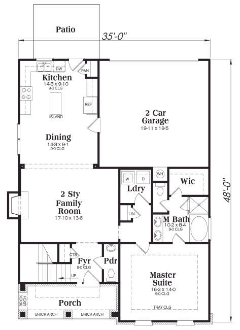 main floor house blueprint