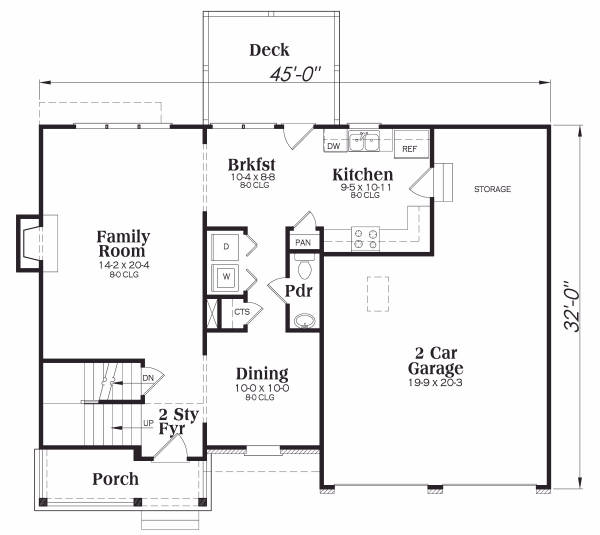 main floor house blueprint