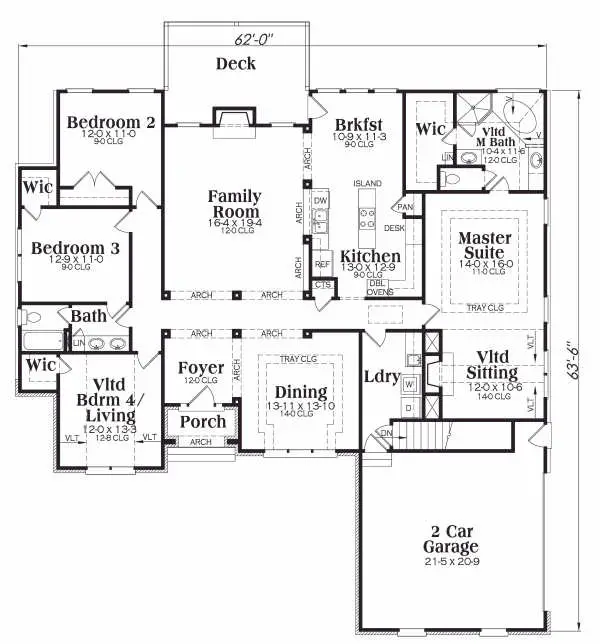 main floor house blueprint