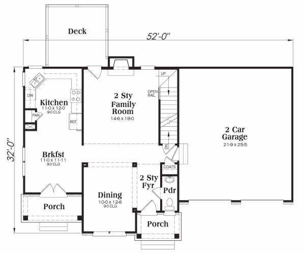 main floor house blueprint