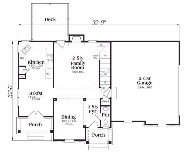 main floor house blueprint