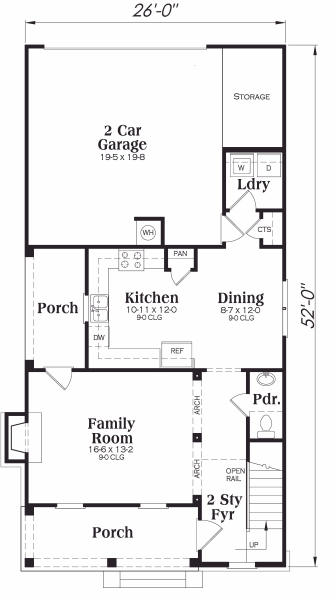main floor house blueprint