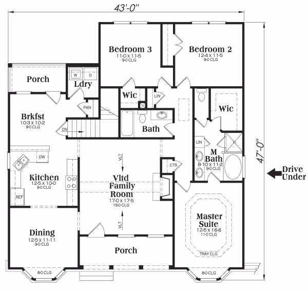 main floor house blueprint