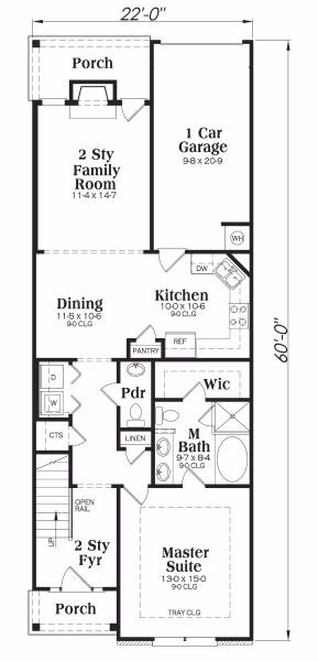 main floor house blueprint